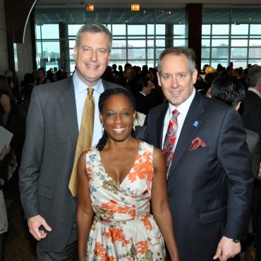 Gary Mayerson, Bill DeBlasio & Chirlane McCray