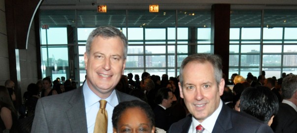 Gary Mayerson, Bill DeBlasio & Chirlane McCray