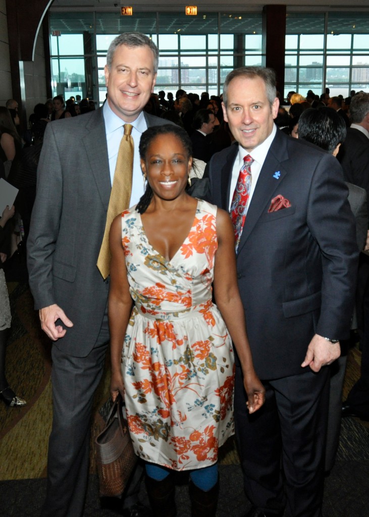 Gary Mayerson, Bill DeBlasio & Chirlane McCray